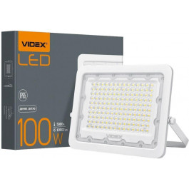   VIDEX LED прожектор 100W 5000K  уличный белый VL-F2e-1005W