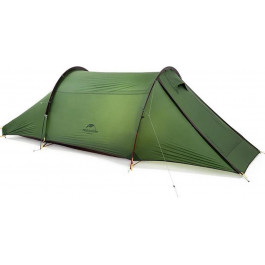   Naturehike Cloud Tunnel 2P Camping Tent 20D NH20ZP006 / green