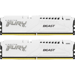   Kingston FURY 64 GB (2x32GB) DDR5 6000 MHz Beast EXPO White (KF560C36BWEK2-64)