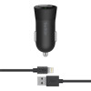 Belkin 1USB, 2.4A Black + Lightning (F8J177DS04-BLK) - зображення 1