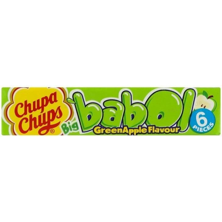 Chupa Chups Гумка жув  Big Babol смак зелен яблука, 27,6 г (80970019) - зображення 1