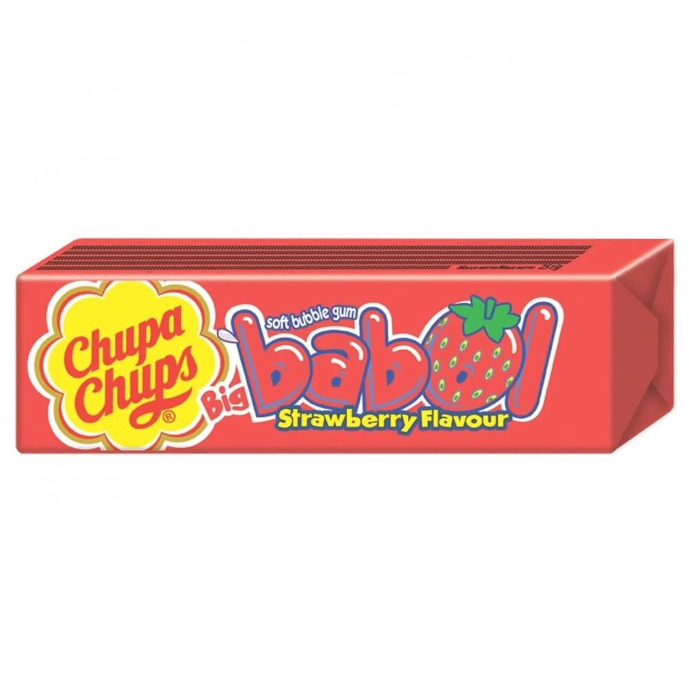 Chupa Chups Гумка жувальна  Big Babol смак полуниці, 27,6 г (80759102) - зображення 1