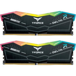   TEAM 32 GB (2x16GB) DDR5 6400 MHz T-Force Delta RGB Black (FF3D532G6400HC40BDC01)