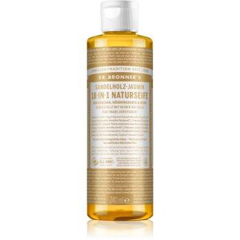 Dr. Bronner's Sandalwood & Jasmine рідке універсальне мило 240 мл - зображення 1