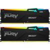 Kingston FURY 32 GB (2x16GB) DDR5 6000 MHz Beast RGB EXPO (KF560C30BBEAK2-32) - зображення 1