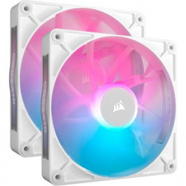   Corsair iCUE LINK RX140 RGB 140mm PWM Fan Twin Starter Kit White (CO-9051024-WW)