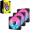 Corsair iCUE LINK RX120 RGB 120mm PWM Fan Triple Starter Kit (CO-9051018-WW) - зображення 4