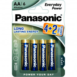   Panasonic Everyday Power AA 6шт/уп (LR6REE/6B2F)