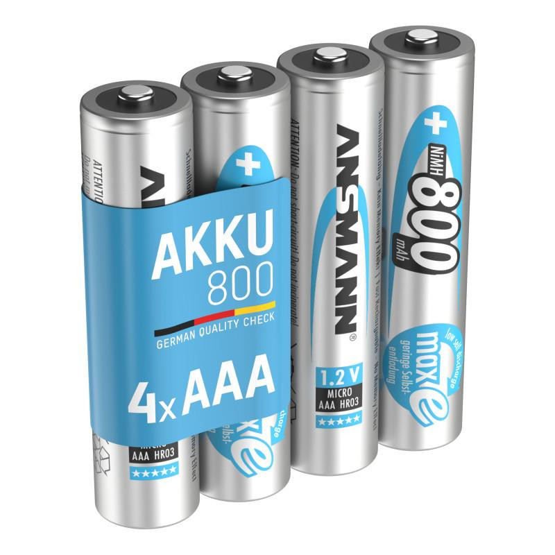 Ansmann AAA 800mAh maxE 4шт/уп (5035042) - зображення 1