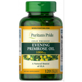   Puritan's Pride Evening Primrose Oil 1000 mg with GLA 120 капсул