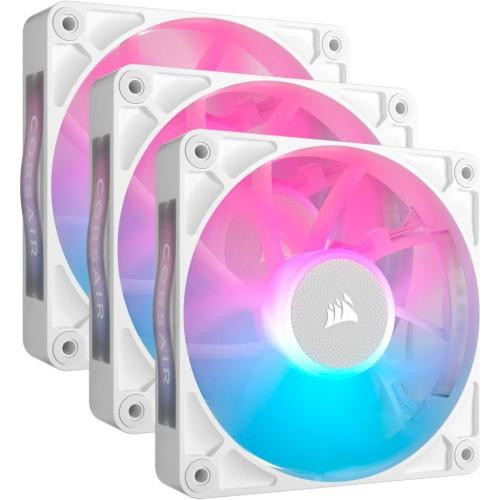 Corsair iCUE LINK RX120 RGB 120mm PWM Fan Triple Starter Kit White (CO-9051022-WW) - зображення 1