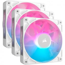   Corsair iCUE LINK RX120 RGB 120mm PWM Fan Triple Starter Kit White (CO-9051022-WW)