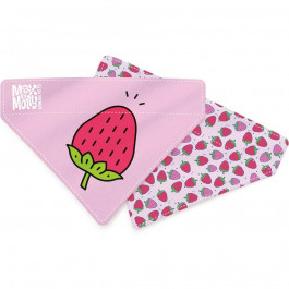   Max & Molly Бандана для собак  Bandana Strawberry Dream на нашийник з принтом Полунична мрія L (4894512059542)