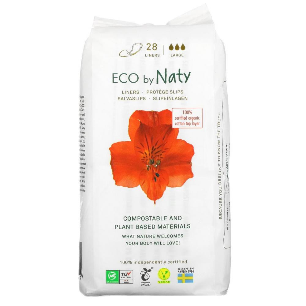 Eco by Naty Органічні щоденні прокладки  Large, 28 шт. - зображення 1