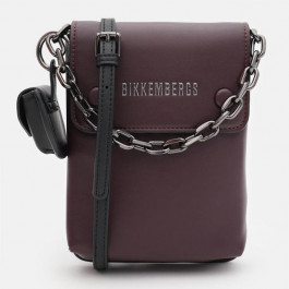   Bikkembergs Сумка крос-боді через плечо жіноча маленька  BKBA00326P Пурпурова (8052579167488)