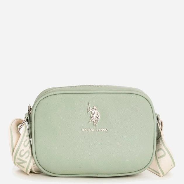 U.S. Polo Assn Сумка крос-боді через плече жіноча маленька  27A278-AA00A(MOSS GREEN) Зелена - зображення 1