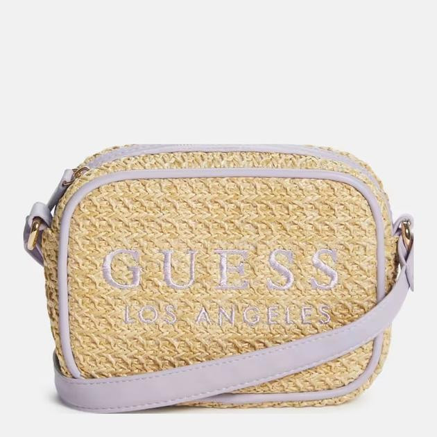 GUESS Сумка жіноча  88337689 One size Бежевий / Бузковий (1159811916) - зображення 1