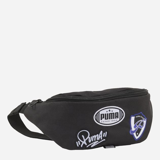 PUMA Спортивна сумка на пояс бананка тканинна  Patch Waist Bag 09080401 Чорна (4067981502448) - зображення 1