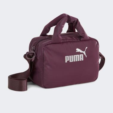 PUMA Спортивна сумка крос-боді через плече жіноча тканинна  Core Up Mini Grip Bag 09065102 Фіолетова (406 - зображення 1