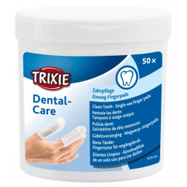   Trixie Dental-Care Single use finger pads - одноразовые салфетки на палец для ухода за зубами 50шт (29393)