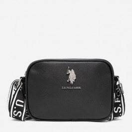   U.S. Polo Assn Сумка крос-боді через плече жіноча маленька  27A278-AA00A(black) 1SZ Чорна