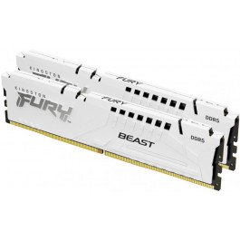   Kingston FURY 64 GB (2x32GB) DDR5 6400 MHz Beast White (KF564C32BWK2-64)