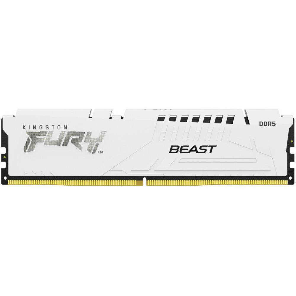 Kingston FURY 32 GB DDR5 6400 MHz Beast White (KF564C32BW-32) - зображення 1