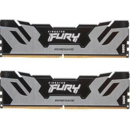   Kingston FURY 32 GB (2x16GB) DDR5 7200 MHz Renegade Silver/Black (KF572C38RSK2-32)