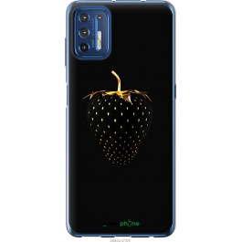   Endorphone Силіконовий чохол на Motorola G9 Plus Чорна полуниця 3585u-2104-38754