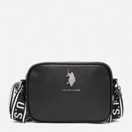   U.S. Polo Assn Сумка крос-боді через плече жіноча  27A278-1111 Чорна (786660949629)