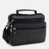 Borsa Leather Чоловіча шкіряна сумка через плече чорна  K1090bl-black - зображення 2