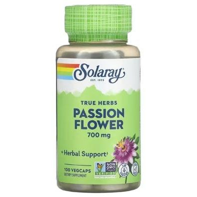 Solaray True Herbs Passion Flower 700 mg 100 рослинних капсул - зображення 1