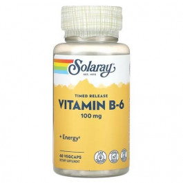   Solaray Vitamin B-6 100 mg 60 капсул