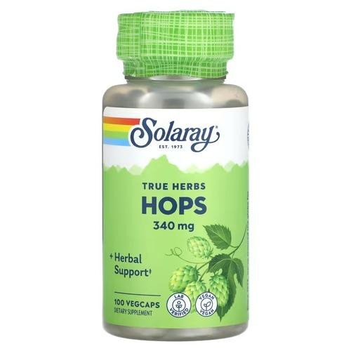 Solaray HOPS 340 mg 100 рослинних капсул - зображення 1