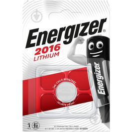   Energizer CR-2016 bat(3B) Lithium 1шт (E301021802)