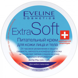   Eveline Питательный крем для лица и тела  Extra Soft 200 мл (5907609329295)