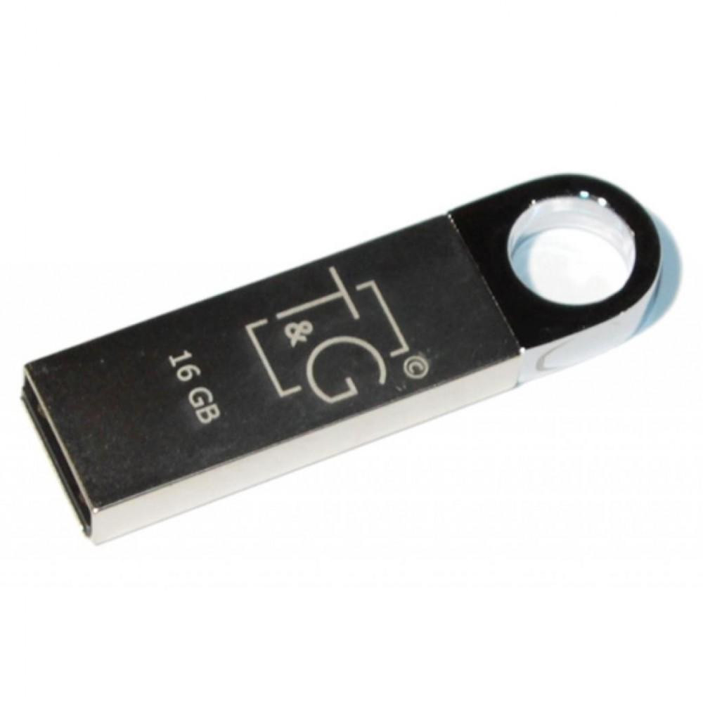 T&G 16 GB Metal Series USB 2.0 Silver (TG026-16G) - зображення 1