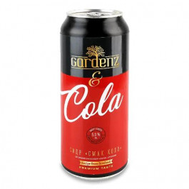   GardenZ Сидр  Cola червоний солодкий газований з/б, 500 мл (4820196932840)