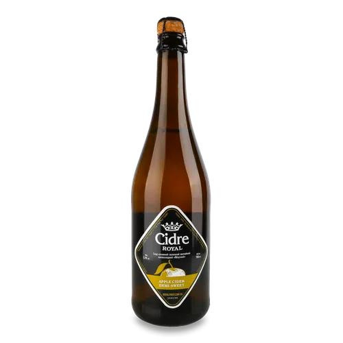 Cidre Royal Сидр купажний напівсолодкий  Яблуко, 5%, 750 мл (4820120800238) - зображення 1