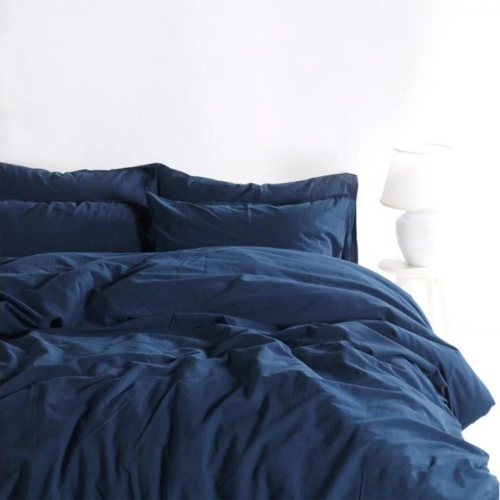 SoundSleep Stonewash Adriatic dark blue синий полуторный (92669536) - зображення 1