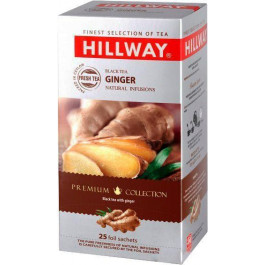   Hillway Чай черный с имбирем пакетированный 25шт 37,5г (8886300990294)