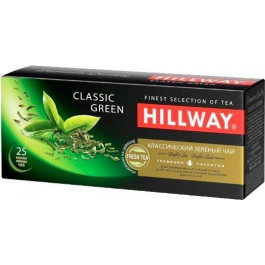   Hillway Чай зеленый Hillway Classic Green с ярлычком 25шт 2г (8886300990096)