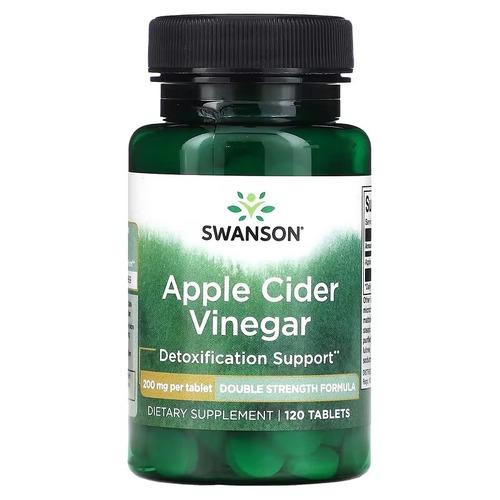 Swanson Apple Cider Vinegar 200 mg 120 таблеток - зображення 1