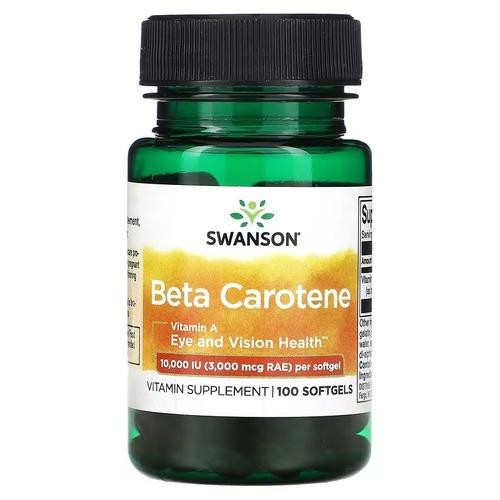 Swanson Beta-Carotene 10 000 IU 100 капсул - зображення 1