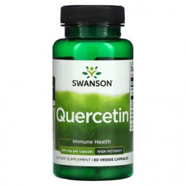   Swanson Quercetin 475 mg 60 рослинних капсул