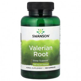   Swanson Valerian Root 475 mg 100 капсул