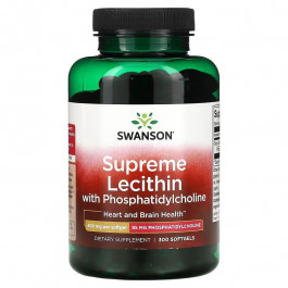   Swanson Supreme Lecithin with Phosphatidylcholine 300 капсул