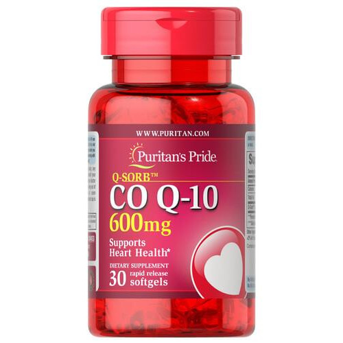 Puritan's Pride CO Q-10 600 mg 30 рідких капсул - зображення 1