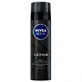   Nivea Пена для бритья  Men Ultra с активным углем 200мл (4005900497574)