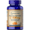 Puritan's Pride Vitamin C Chewable 500 mg with Rose Hips 90 смокатльних таблеток - зображення 1